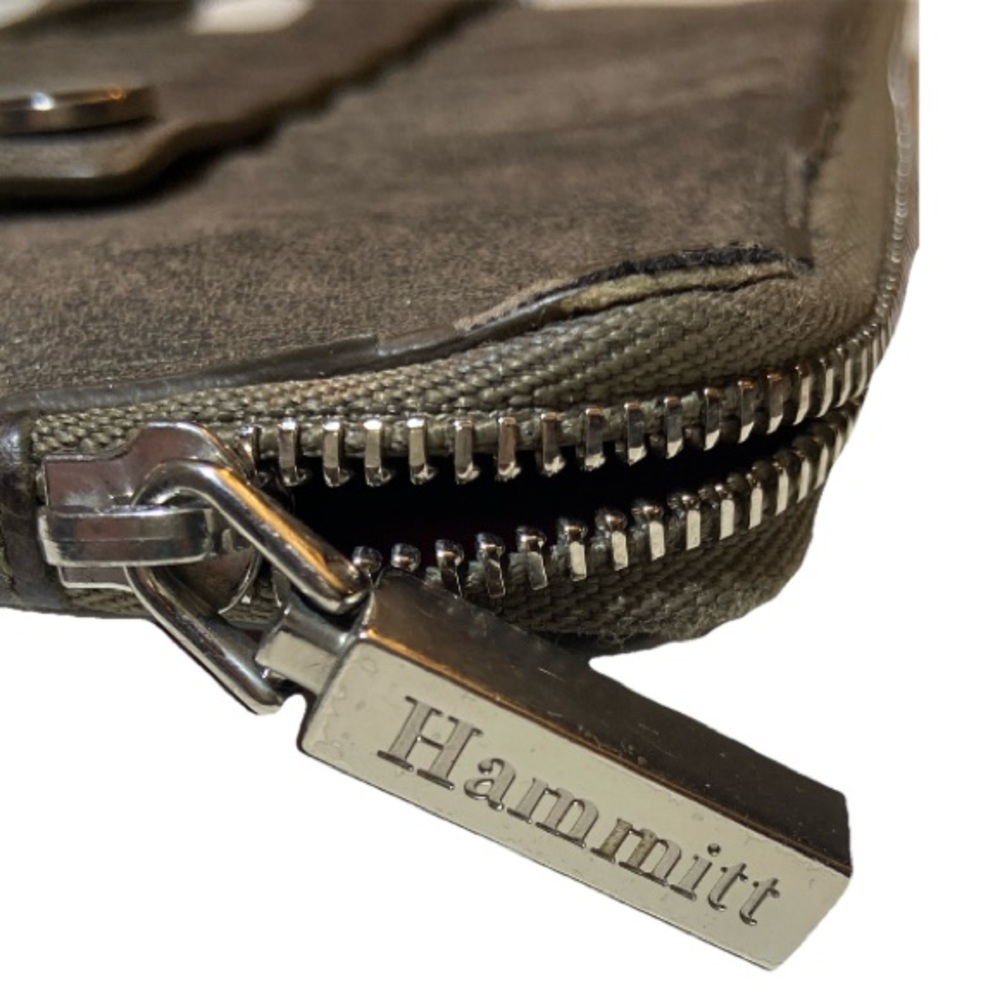 Hammitt Metallic Gray Leather Wallet - Picture 4 of 6